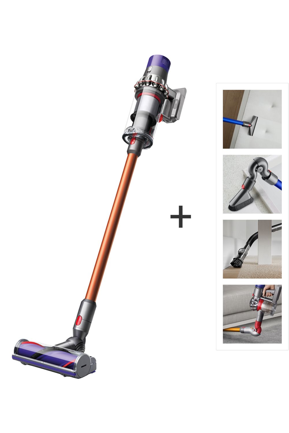 Dyson Cyclone V10 Absolute kabelloser Staubsauger Nickel/Kupfer