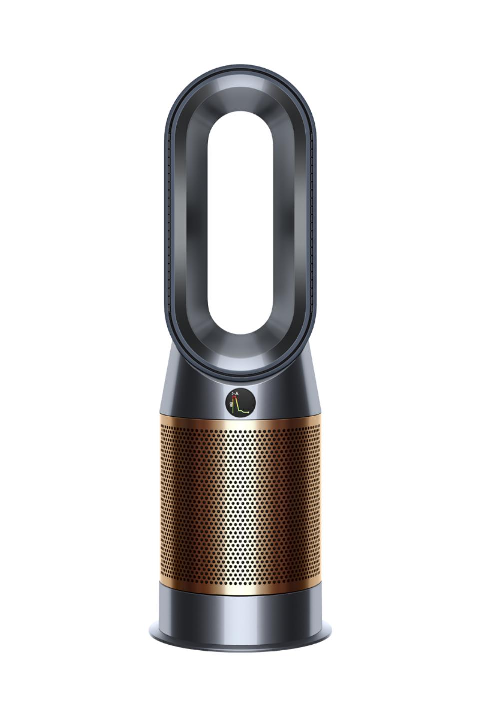 Dyson Pure Hot+Cool Cryptomic™ HP06 purifying heater + fan (Gunmetal/Bronze). Dyson Pure Hot+Cool Cryptomic™ HP06 purifying heater + fan (Gunmetal/Bronze).
