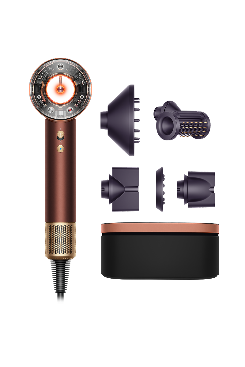 Supersonic Nural™ hair dryer - Straight and Wavy (Plum/Copper) 