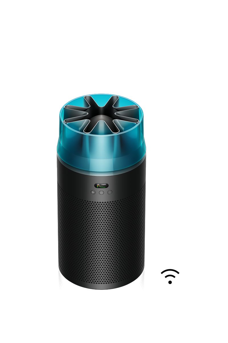 Hushjet™ Purifier Compact  HJ10 (Black/Teal) 