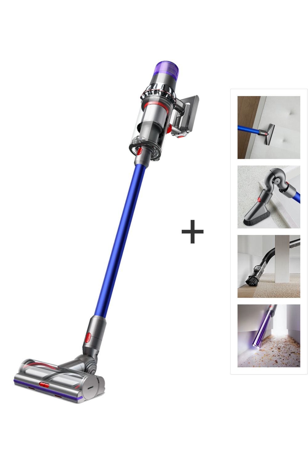 Dyson V11 Absolute Extra kabelloser Staubsauger Nickel/Blau