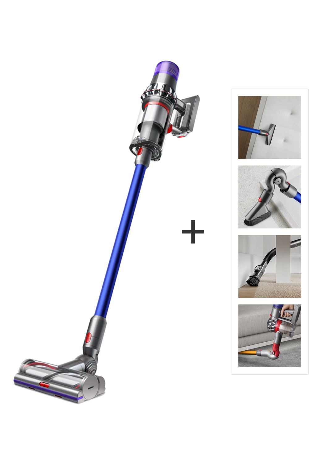 Dyson V11 Absolute Extra kabelloser Staubsauger Nickel/Blau