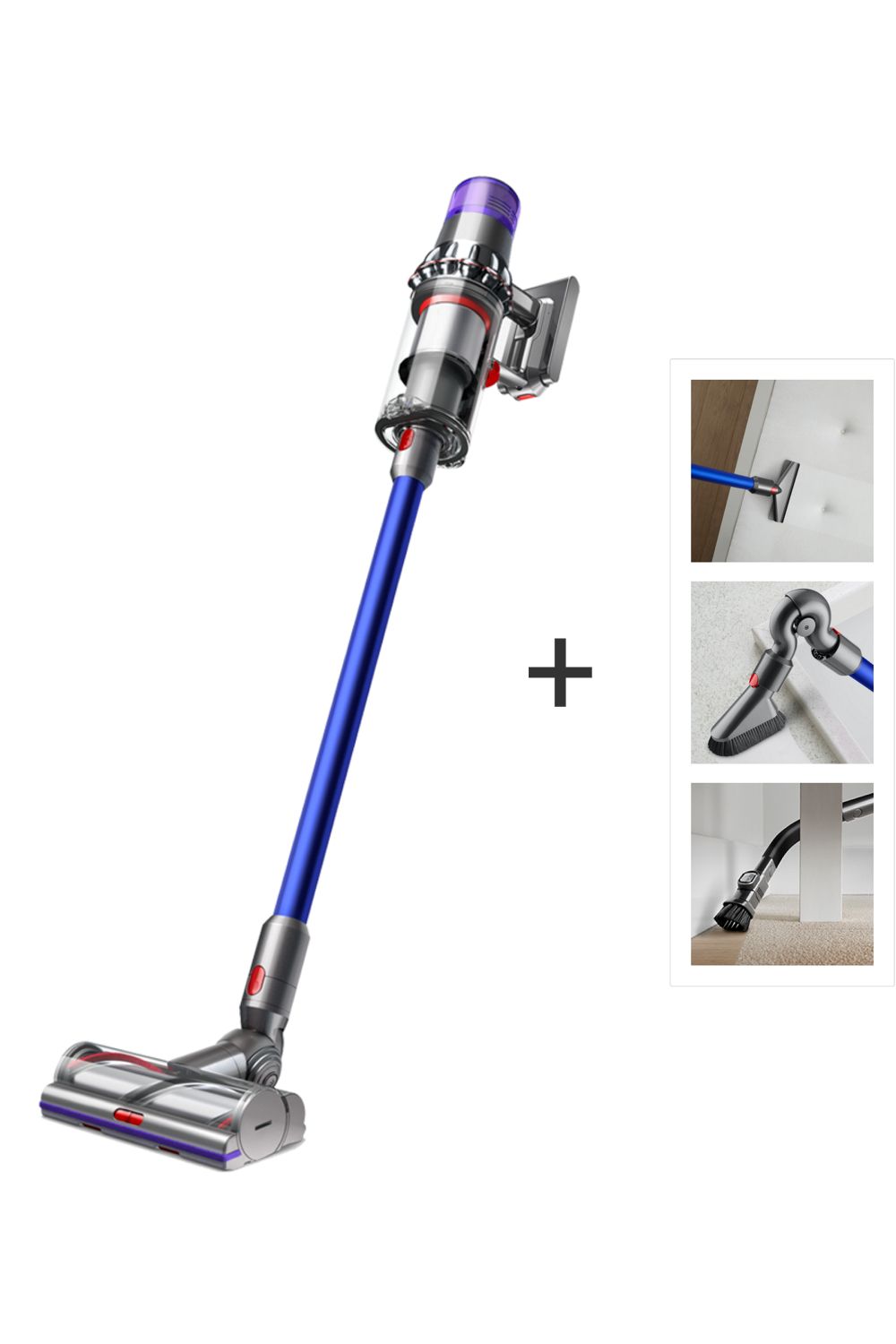 Dyson V11 Absolute Extra kabelloser Staubsauger Nickel/Blau