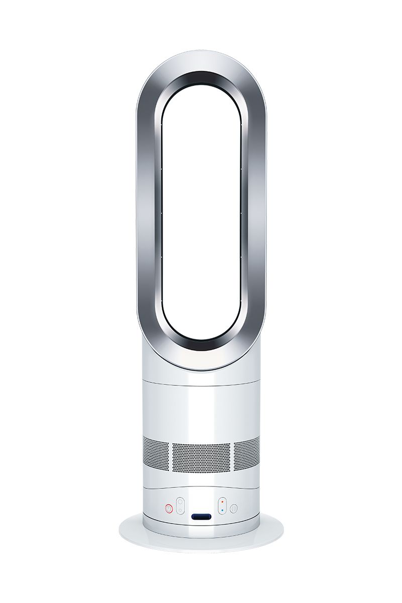 AM05 Hot+Cool Fan Heater (White/Silver)