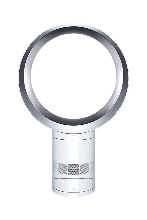 Ventilatore da tavolo Dyson AM06 300 mm (bianco/argento) (ricondizionato)