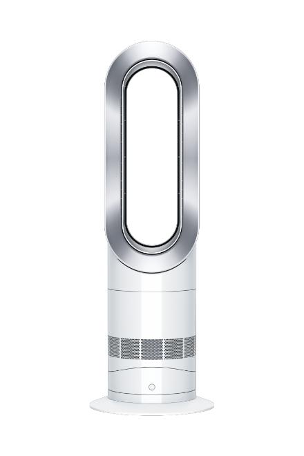 Dyson Hot+Cool™ Jet Focus AM09 fan heater (White/Silver) | Dyson