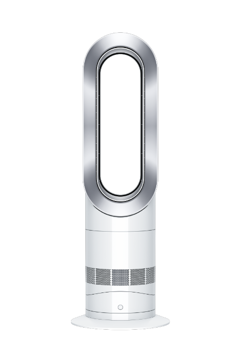 Dyson Hot+Cool™ Jet Focus AM09 fan heater (White/Silver) Dyson Hot+Cool™ Jet Focus AM09 fan heater (White/Silver)