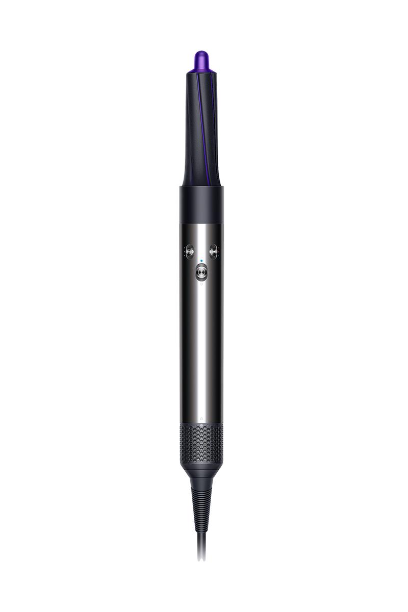 Dyson Airwrap™ styler in nickel and red with Dyson-designed red presentation case