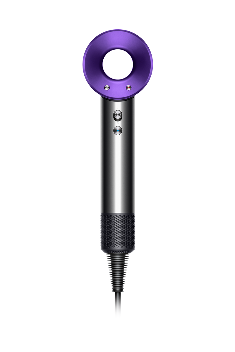 Refurbished Dyson Supersonic hair dryer (Black/Purple)