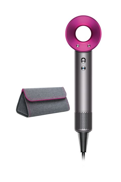 Secador de cabelo Dyson Supersonic™ (ferro/fúcsia) com Bolsa de armazenamento