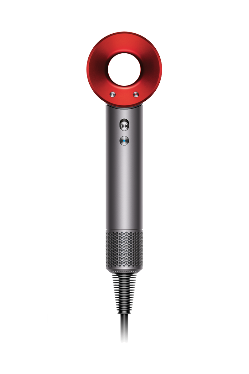 Dyson Supersonic Hair Dryer Iron Red With Red Case
