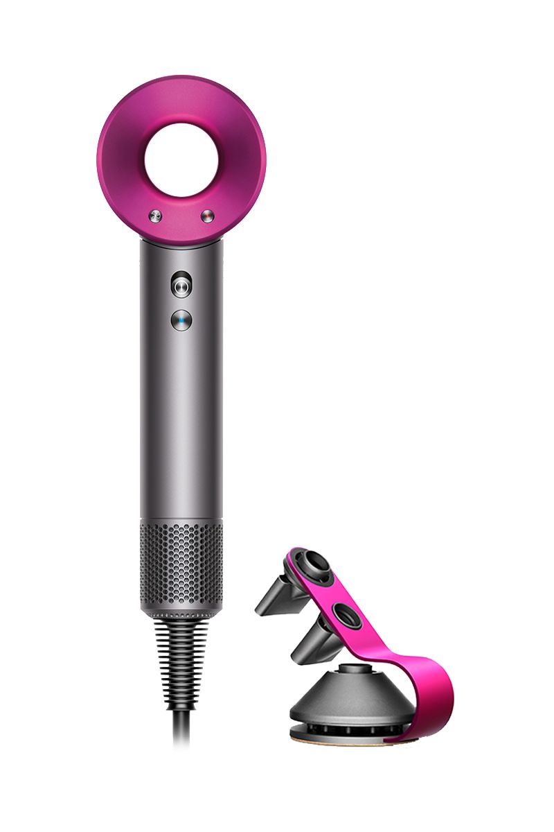 Dyson Supersonic™ Haartrockner Anthrazit/Fuchsia inklusive Aufbewahrungständer