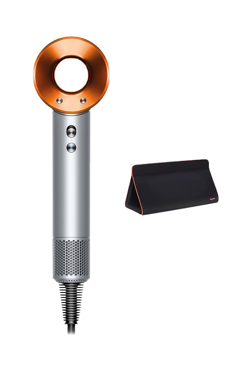 Dyson Supersonic™ (Silver/Copper) with travel bag