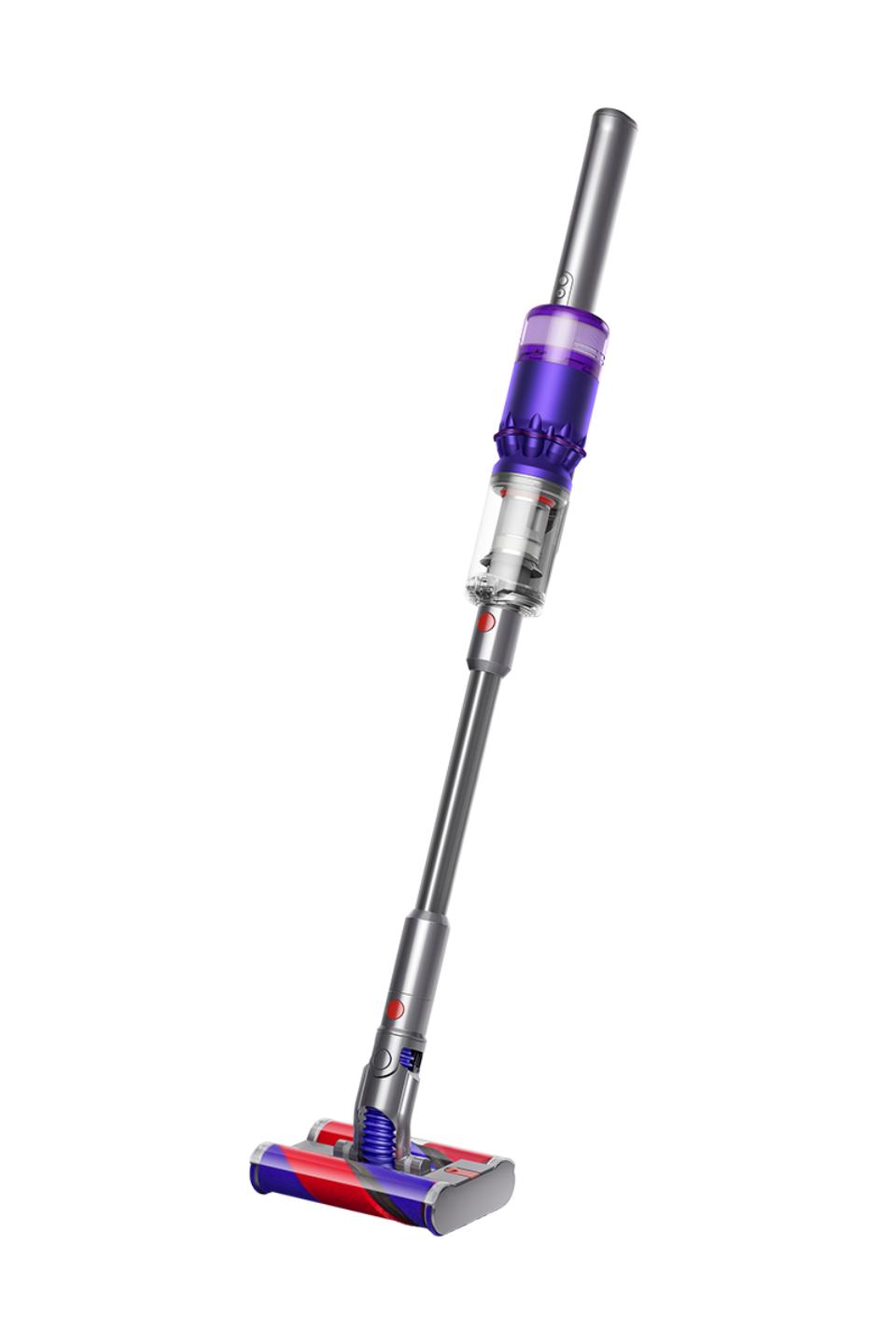 Dyson Omni-glide vacuum in purple