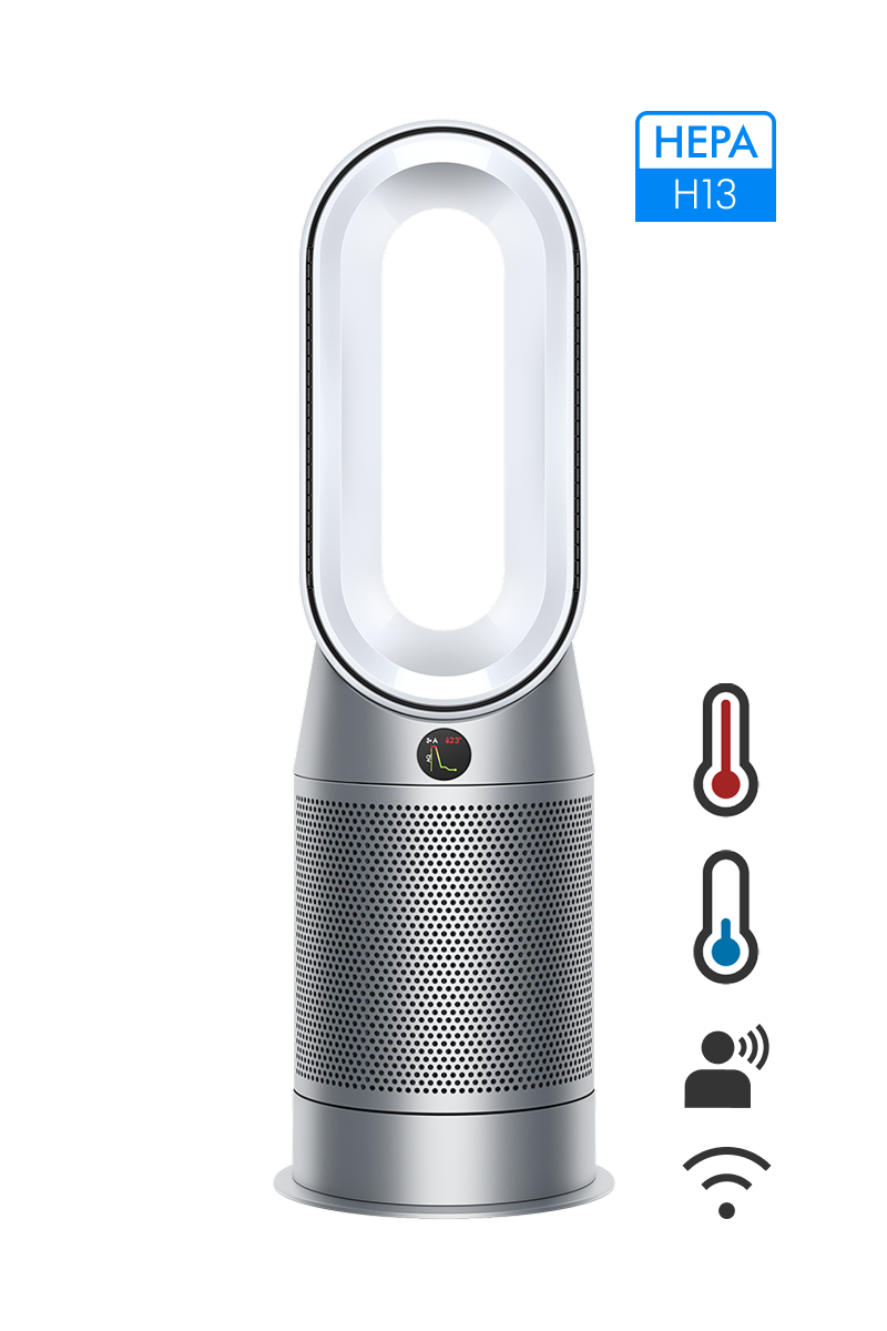 Dyson Purifier Hot+Cool™空気清浄ファンヒーター ホワイト/シルバー (HP07 WS)