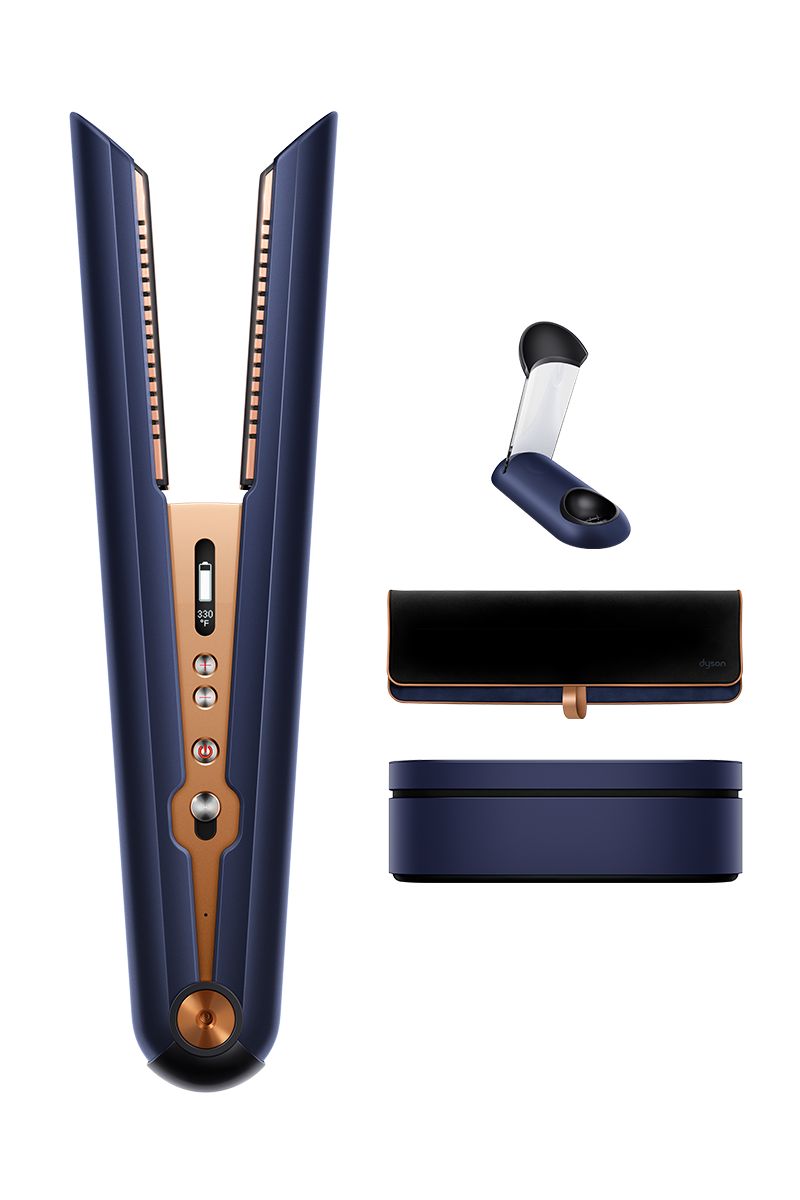 Dyson Corrale styler straightener in Prussian blue/Rich copper