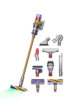 Reacondicionado - Dyson V12 Detect™ Slim Absolute (Híerro/Dorado)