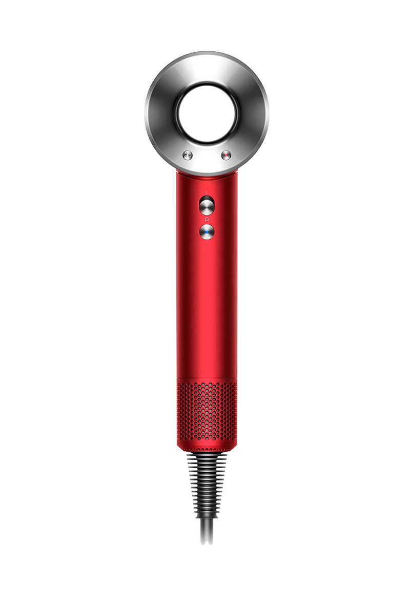 Special edition Dyson SupersonicTM Hair Dryer in Red and Nickel.