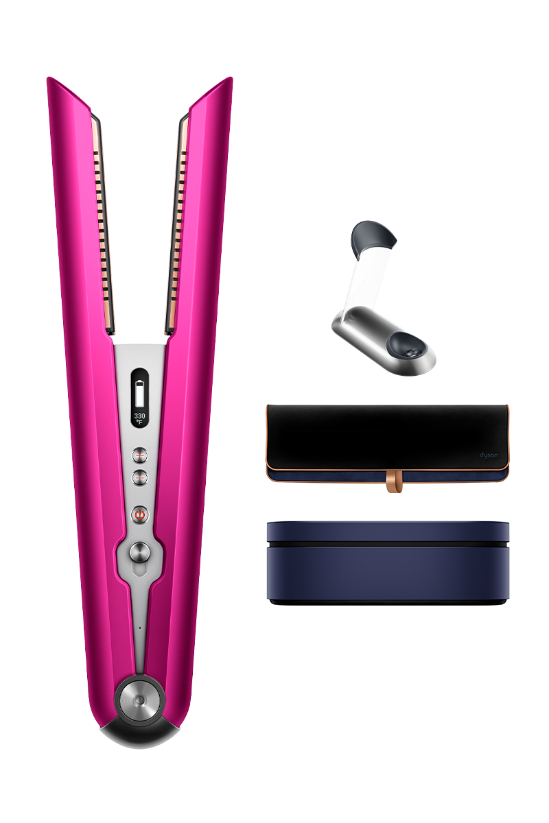 Dyson Corrale™ styler straightener in Fuchsia/Bright nickel