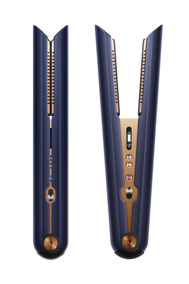Corrale hair straightener (Prussian Blue/Copper) | Dyson Canada