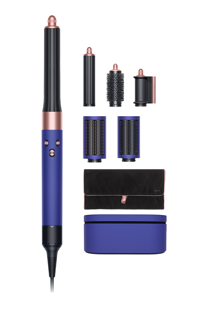 الإصدار الكامل الطويل لمصفف الشعر Dyson Airwrap™‎ متعدد الوظائف (أزرق فينكا/وردي)