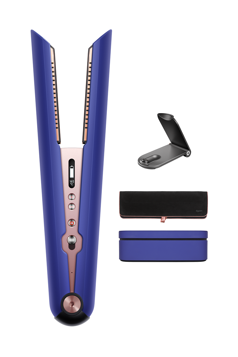 جهاز تمليس الشعر Dyson Corrale™‎ (أزرق فينكا/وردي) 