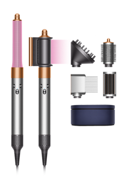 Modelador multifunções Dyson Airwrap™ Long Difusor (Níquel / Cobre)