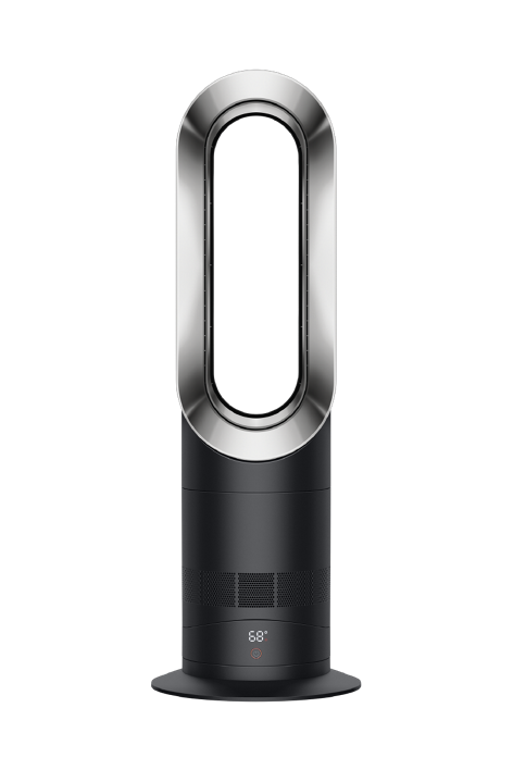 Dyson Hot+Cool™ Jet Focus AM09 fan heater (Black/Iron) | Black and nickel