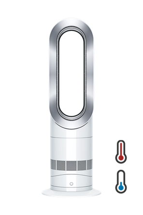 【本日特価】 AM09 Hot+Cool™ Dyson Jet Nickel White AM09 Focus  Jet Cool Hot Dyson | (White/Nickel) Fan Focus ファンヒーター