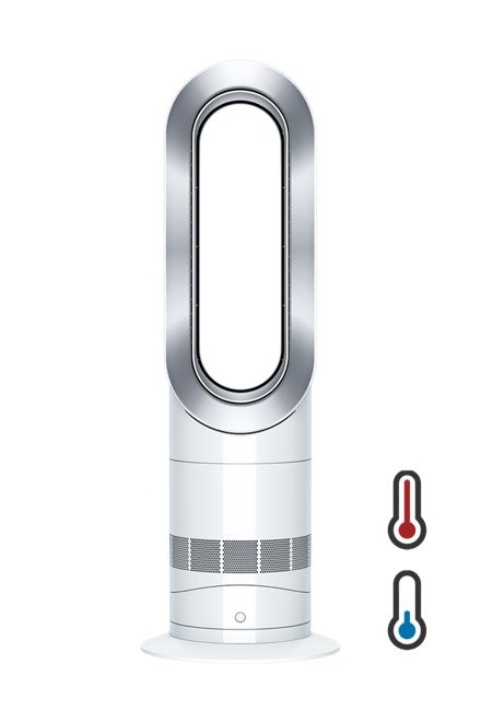 Refurbished Dyson Hot+Cool™ Jet Focus AM09 fan heater (White/Nickel) |  Refurbished Dyson Hot+Cool™ Jet Focus AM09 fan heater (White/Nickel)