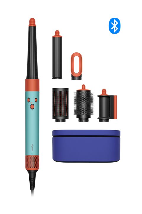 Nuovo Multi-styler asciugacapelli Dyson Airwrap i.d.™ connesso in Acquamarina/Tangerine (per capelli lisci e mossi)