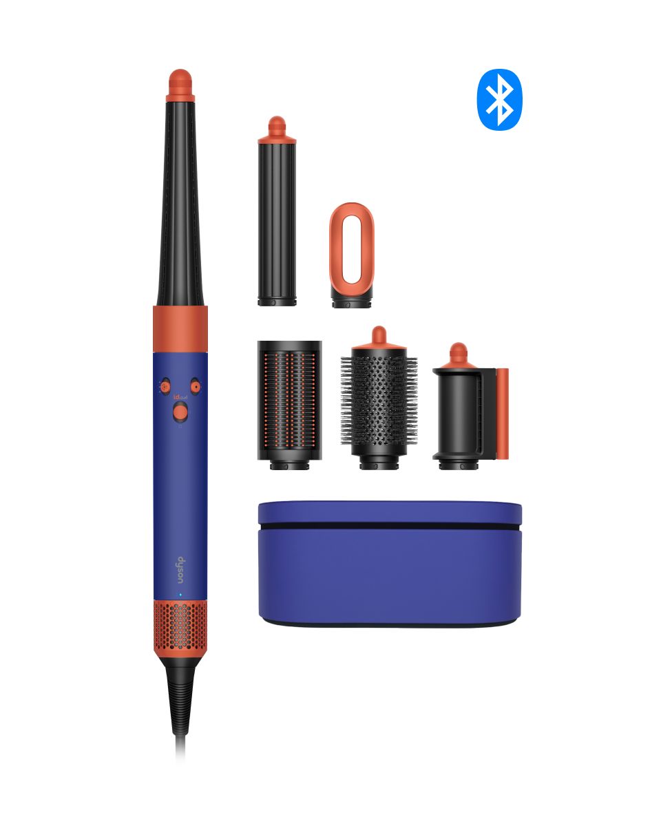 Séchoir coiffant et sèche-cheveux Dyson Airwarp🅪 (Bleu Pervenche/Topaze)