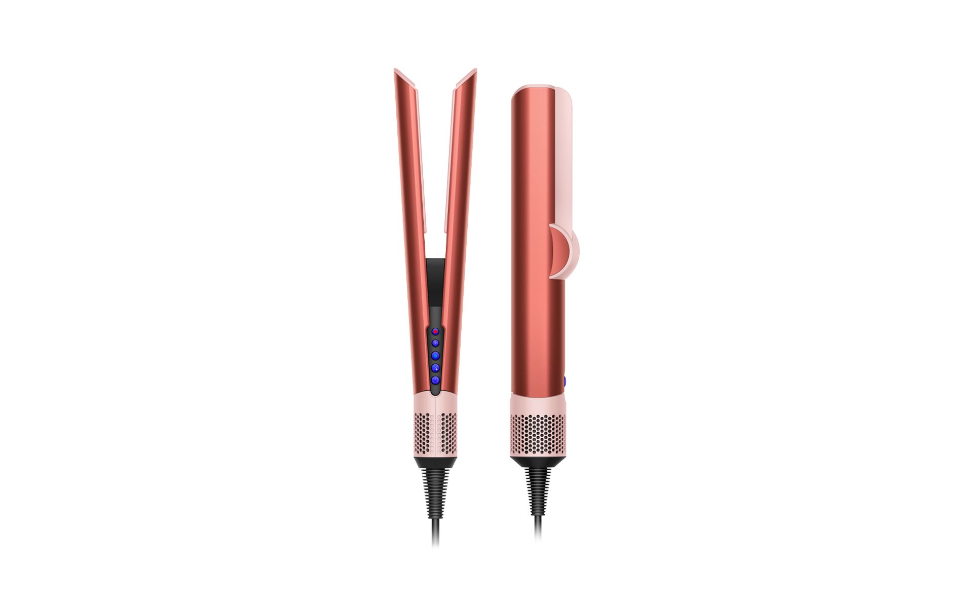 Alisador secador de cabelo Dyson Airstrait� (Strawberry bronze/Blush pink)  de molhado a seco