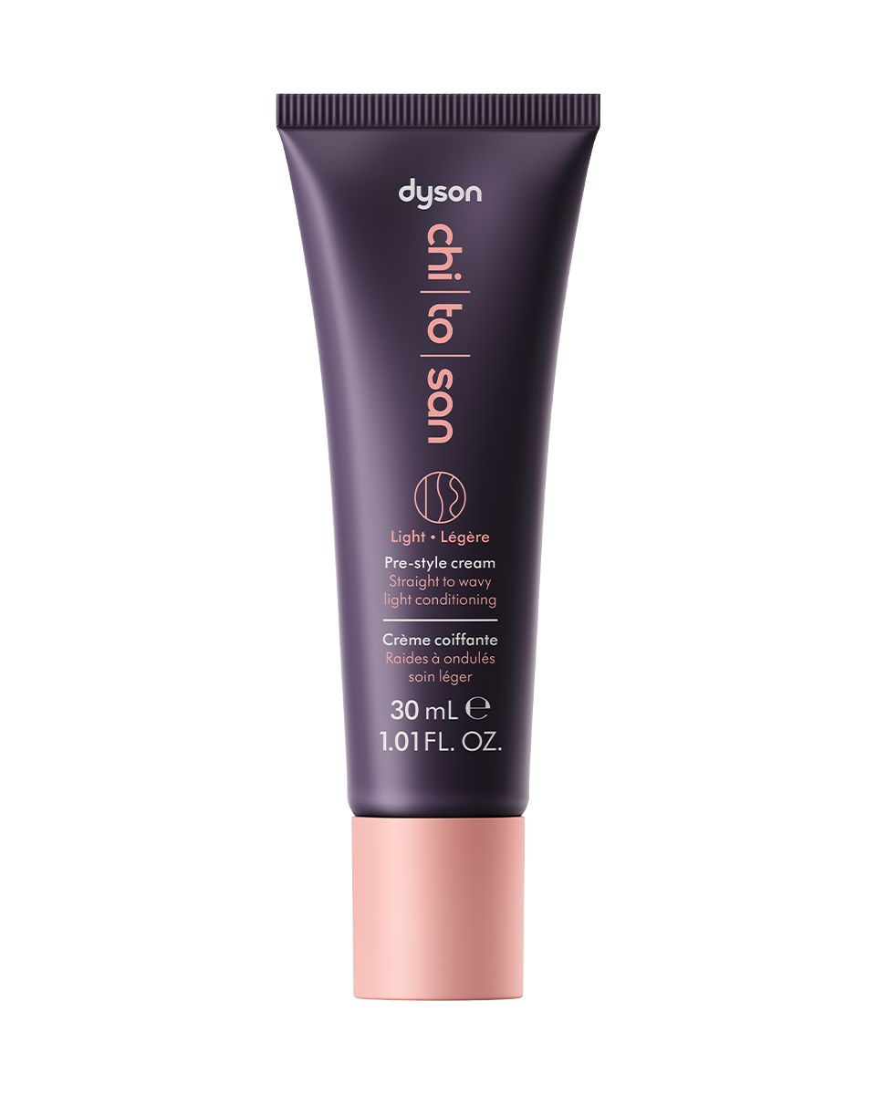 Dyson Chitosan™ Pre-Style Cream 30ml (Glattes bis welliges Haar, leichte Pflege)