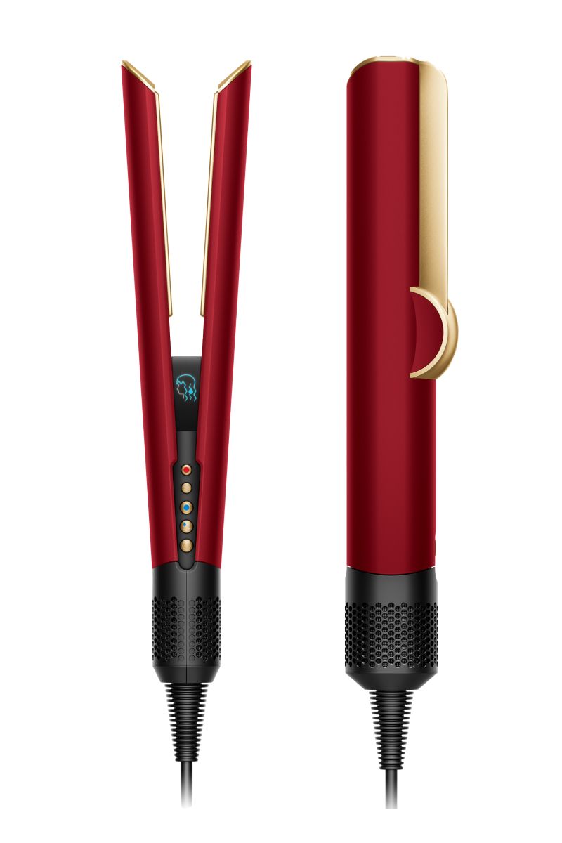 Refurbished Dyson Airstrait™ straightener (Red Velvet/Gold)