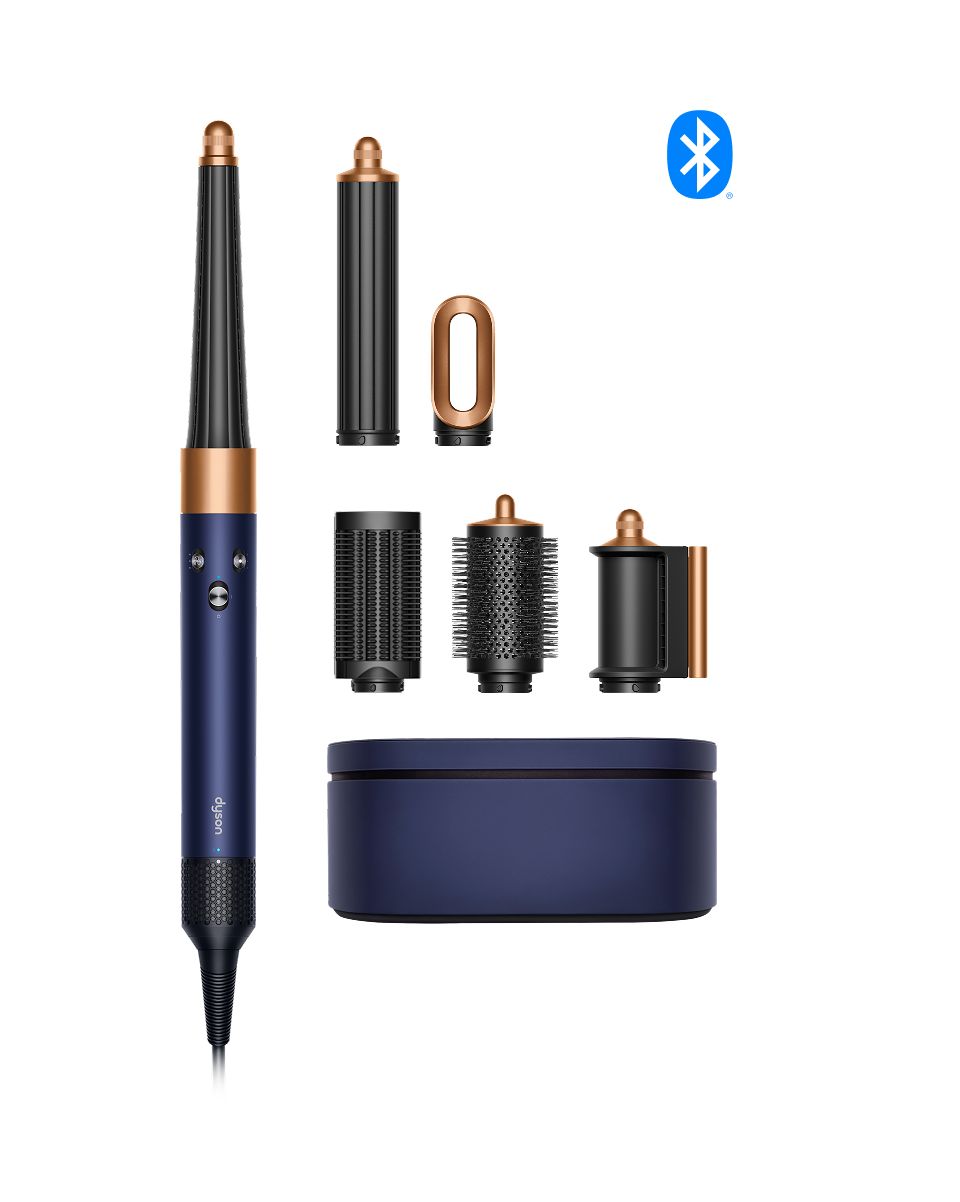 Sèche-cheveux et séchoir coiffant Dyson Airwrap i.d.🅪 pour cheveux droits et ondulés (Bleu de Prusse/Cuivre Riche)