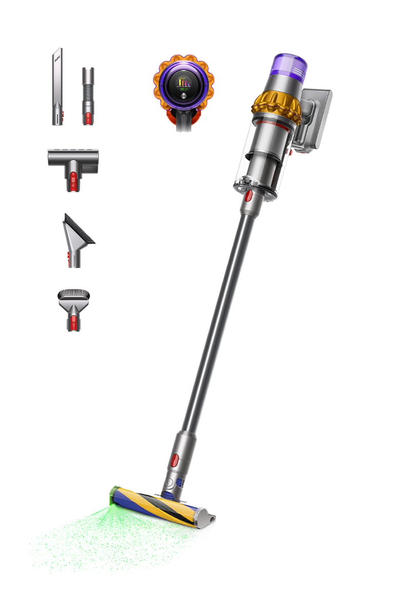 Dyson V15 Detect™ Absolute cordless vacuum + Car cleaning kit