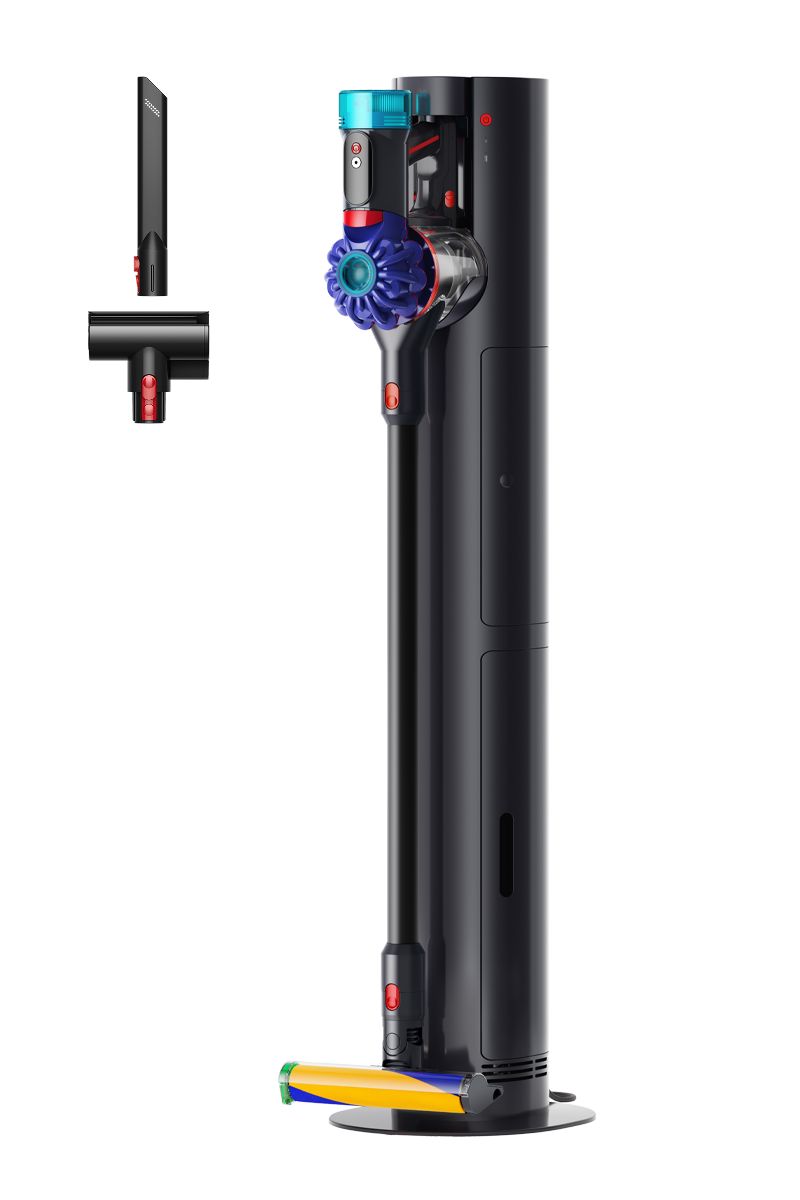 Dyson V10 Optic + Auto-empty Dok logo.