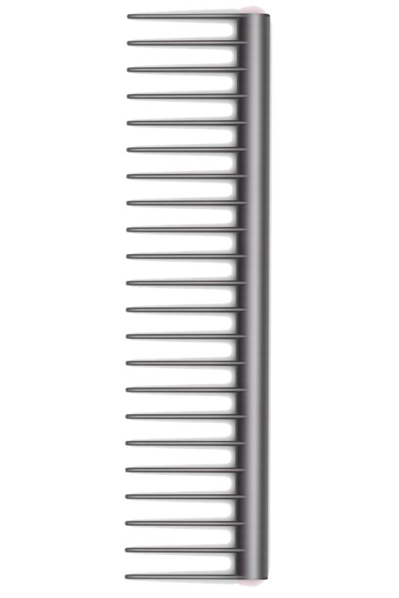 Dyson-designed Detangling comb (Fuchsia/Iron)