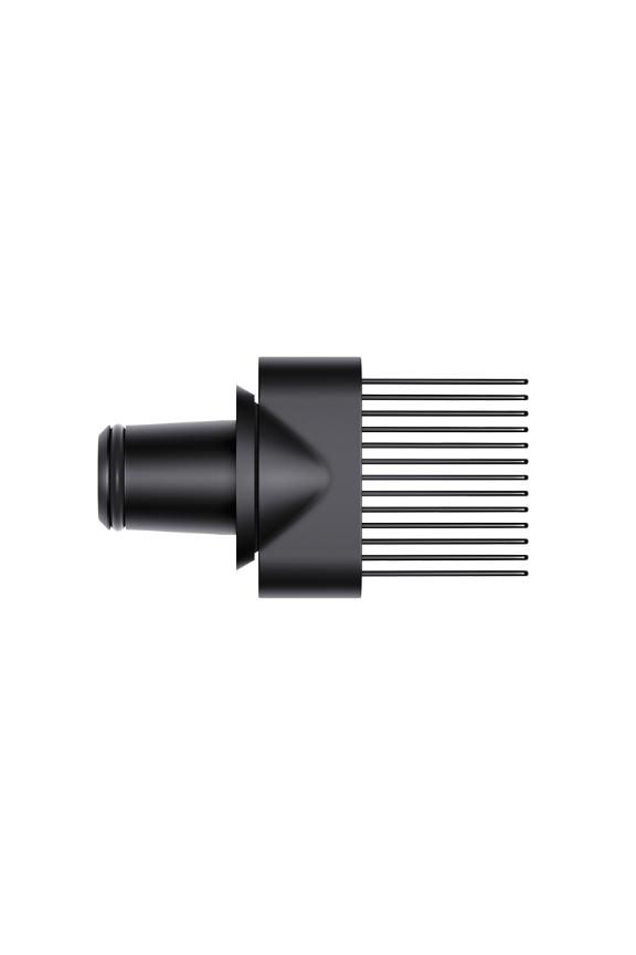 Wide tooth comb (Black/Nickel)
