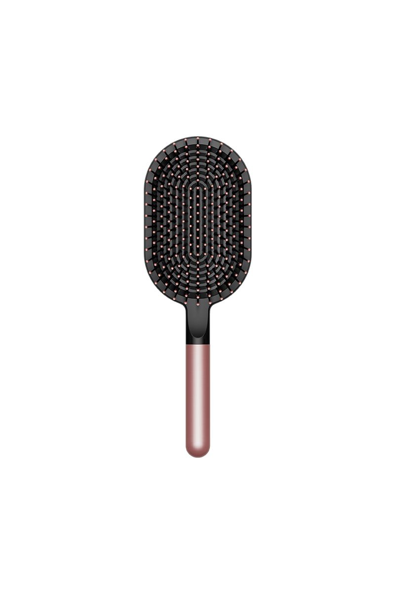 Dyson tasarımı saç açma fırçası (Rosé/Siyah)