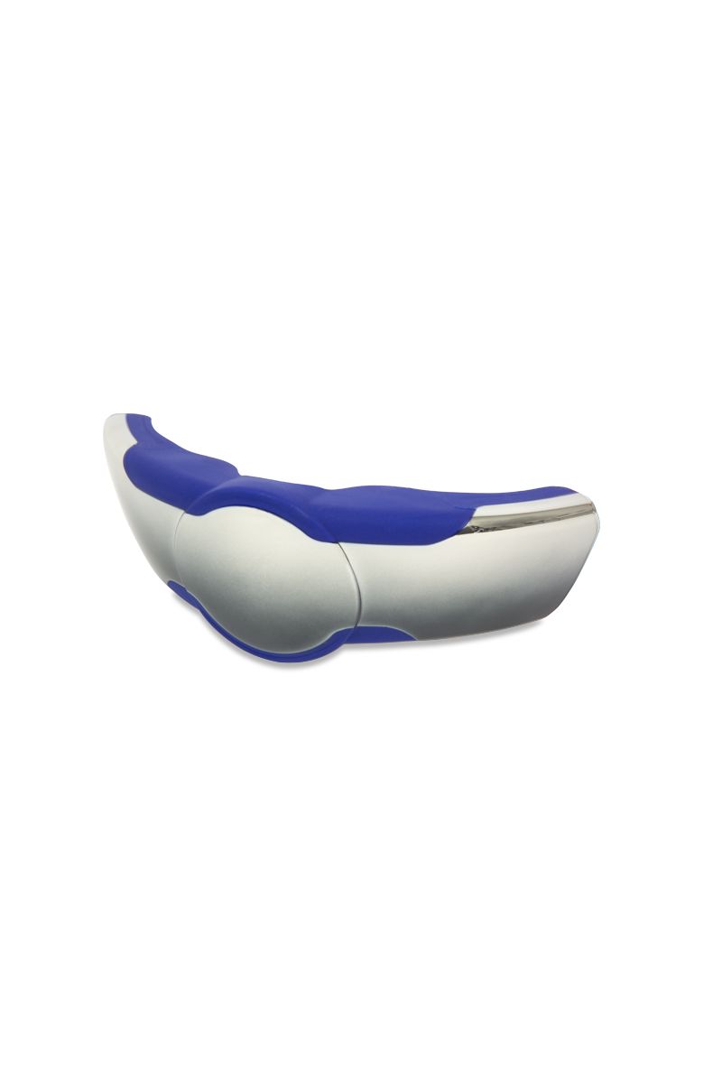 Visor Outer (Blue/Nickel)