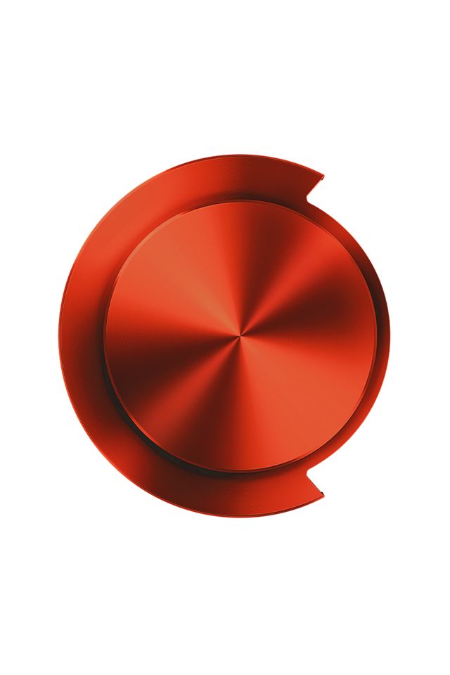 Outer caps for the Dyson OnTrac™ headphones (CNC Chrome Red) | Dyson