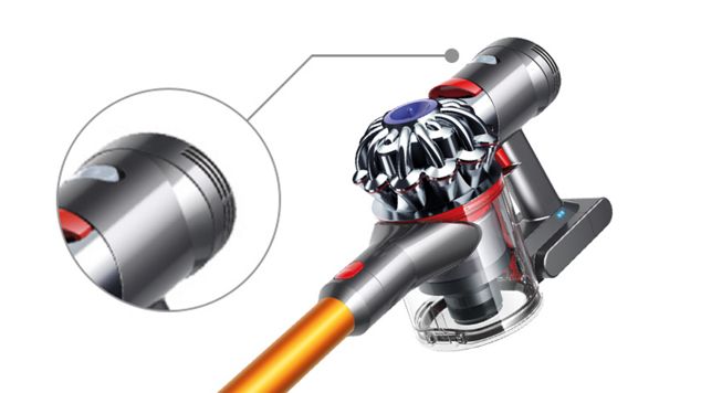 Image of Dyson V7 vacuum cleaner without post filter.
