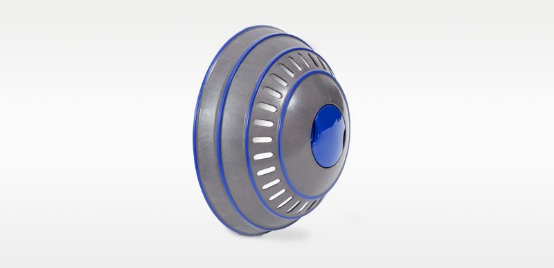 Ball shell filterside (Blue)