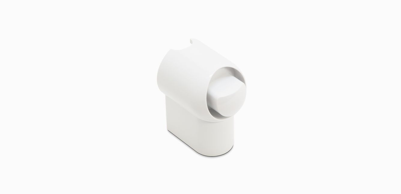 Floor dock cleaner head clip