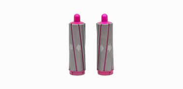 Attacchi per arricciacapelli da 40 mm (nichel/fucsia)