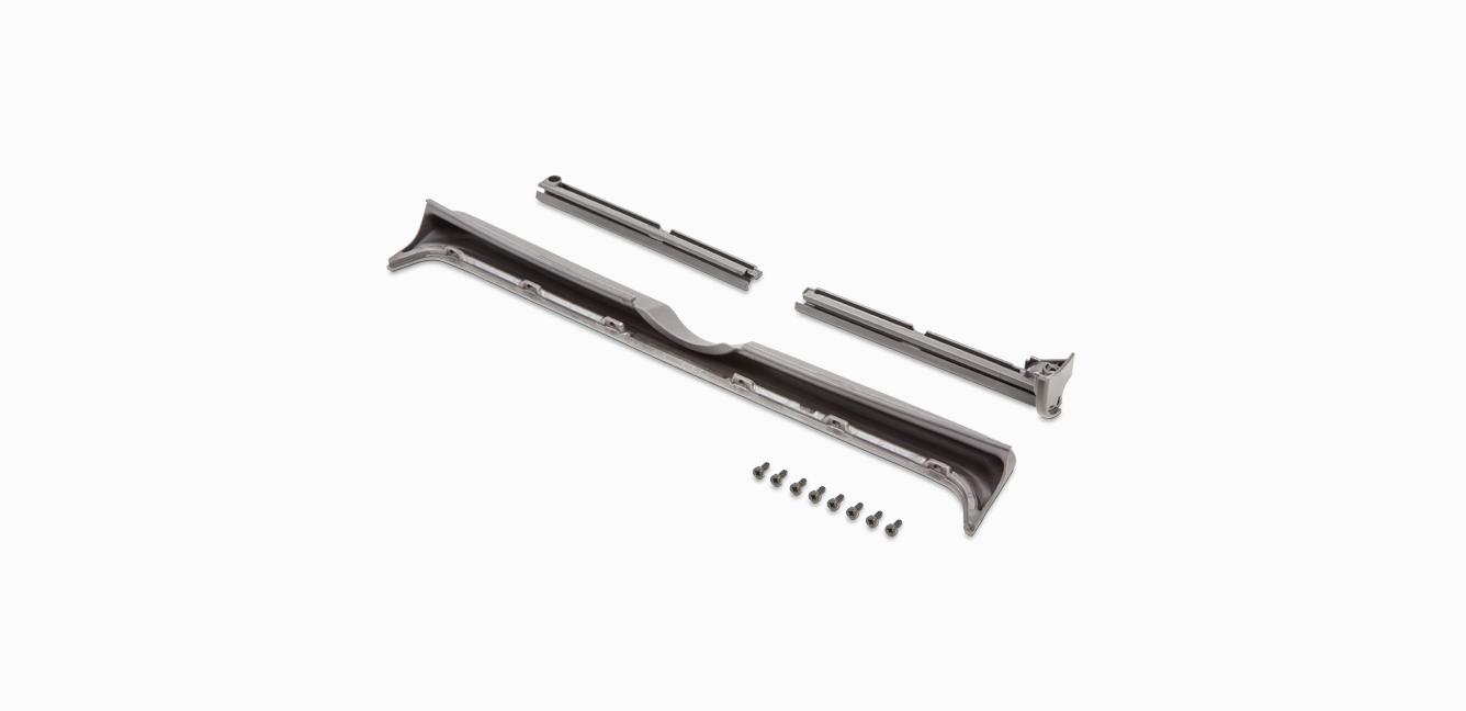 Rear edge overmould