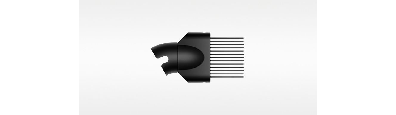 Dyson Black Hair Dryer Comb Attachment Hair care accessories | Dyson main image 2