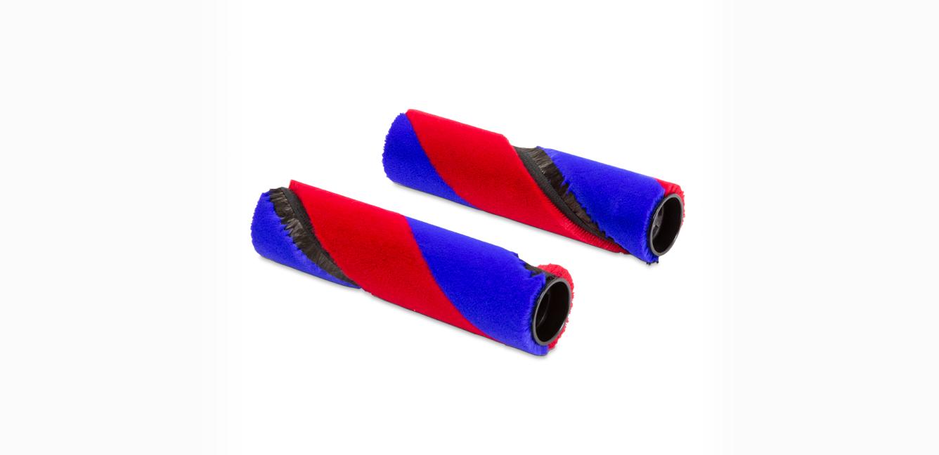 Soft roller brush bar